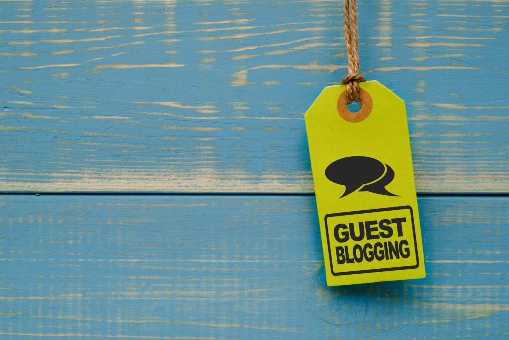 guest blog written on a tag